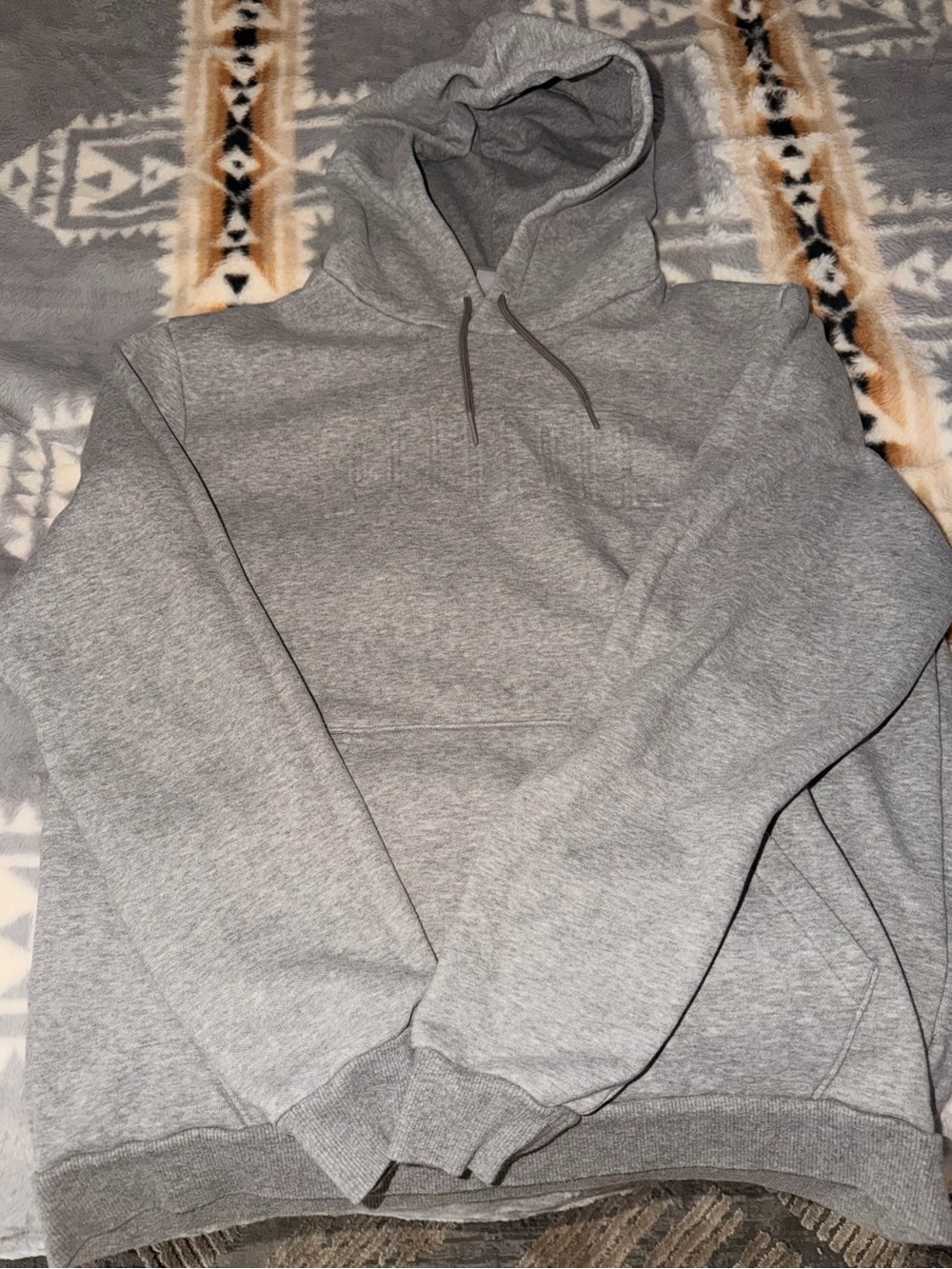 Puma Heather Gray Pullover Hoodie